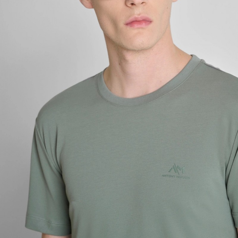 Μπλούζα με κοντό μανίκι super slim Olive Antony Morato