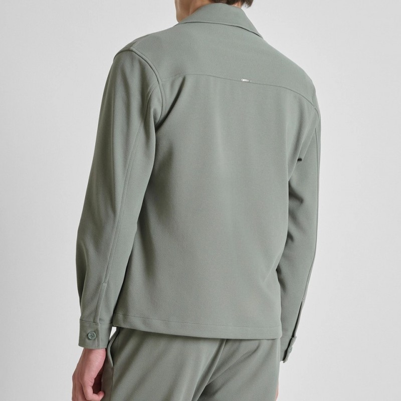 Μπουφάν twill regular Dublin Green Antony Morato