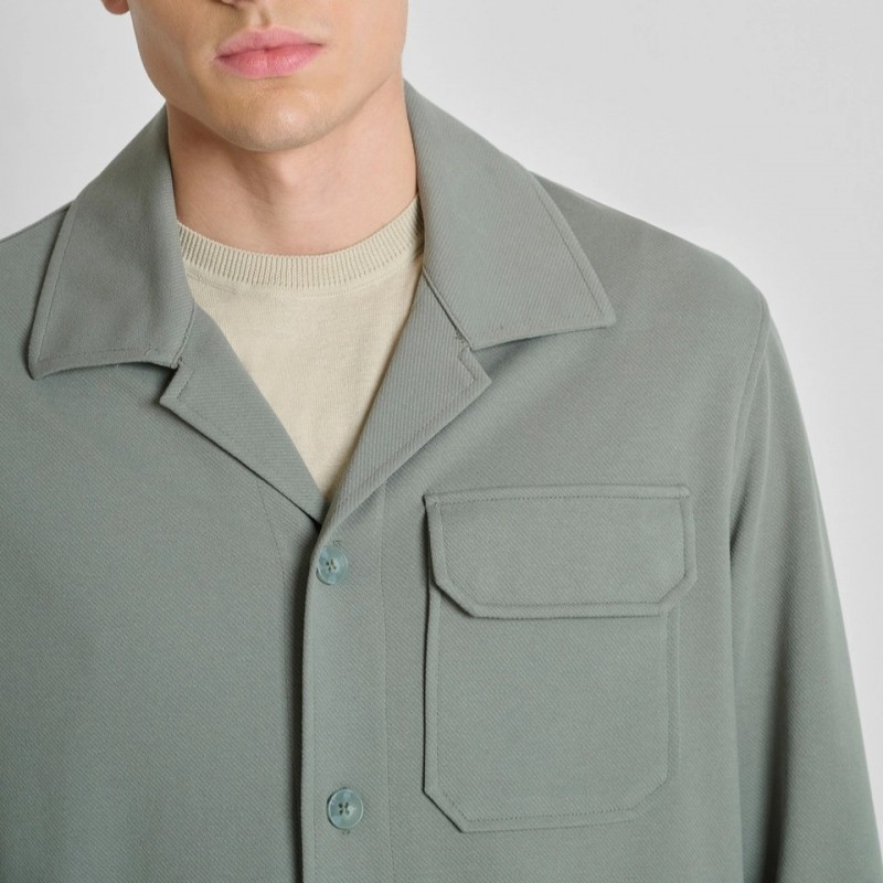 Μπουφάν twill regular Dublin Green Antony Morato