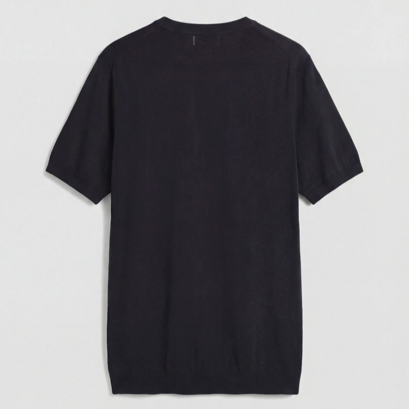 Μπλούζα με κοντό μανίκι πλεκτή Black Antony Morato