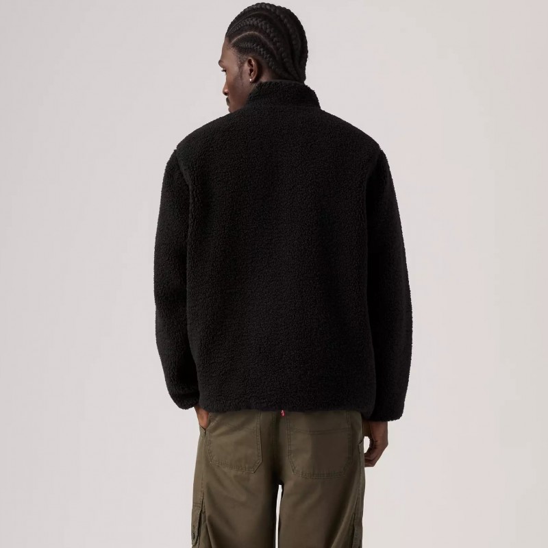 Μπουφάν από απαλό φλις Sherpa Black Levi's