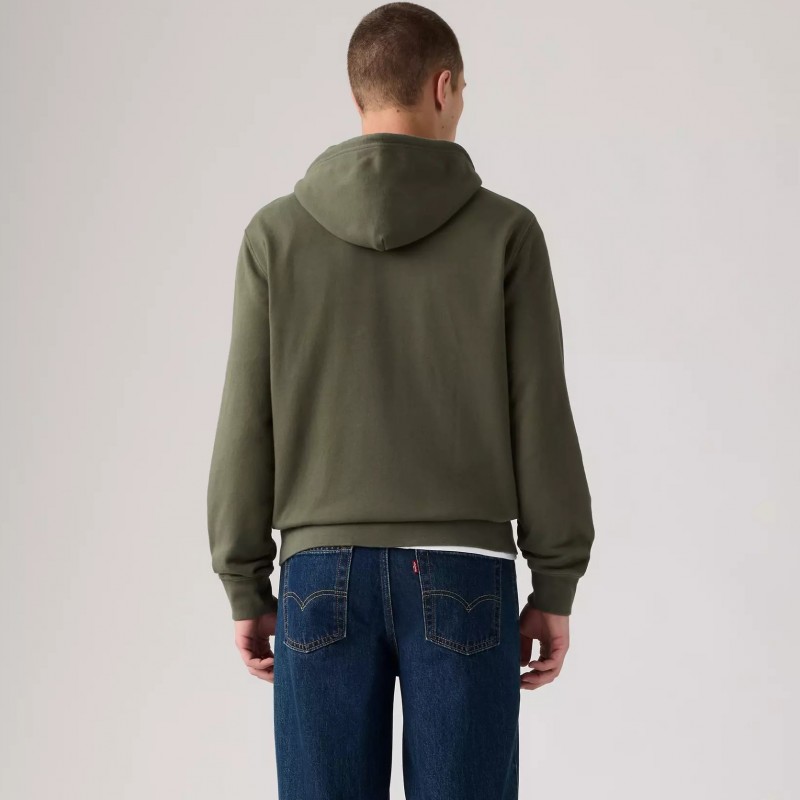 Φούτερ με κουκούλα New Original Zip-up Green Levi's
