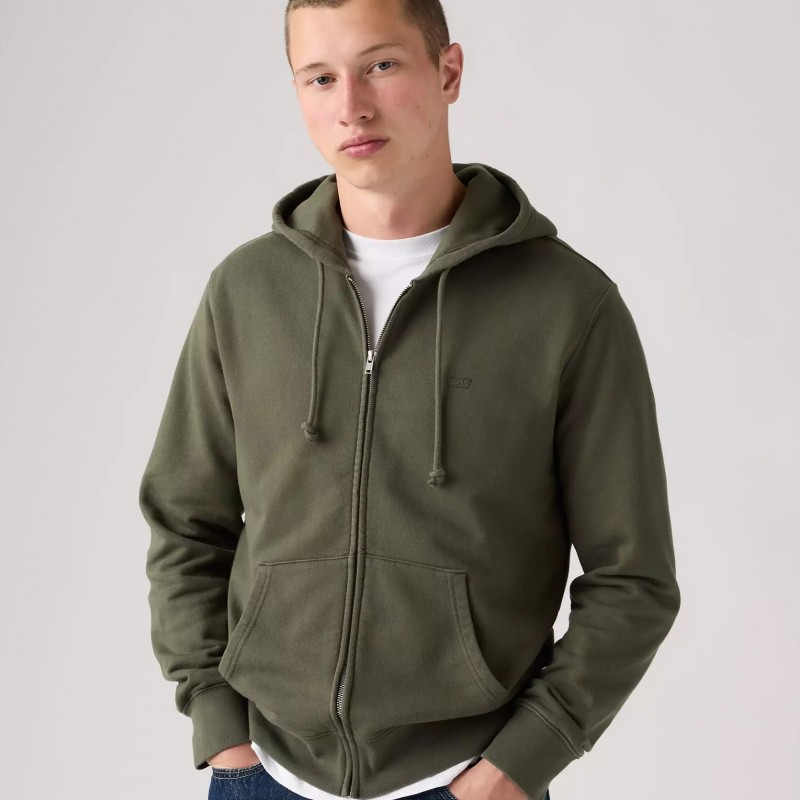 Φούτερ με κουκούλα New Original Zip-up Green Levi's