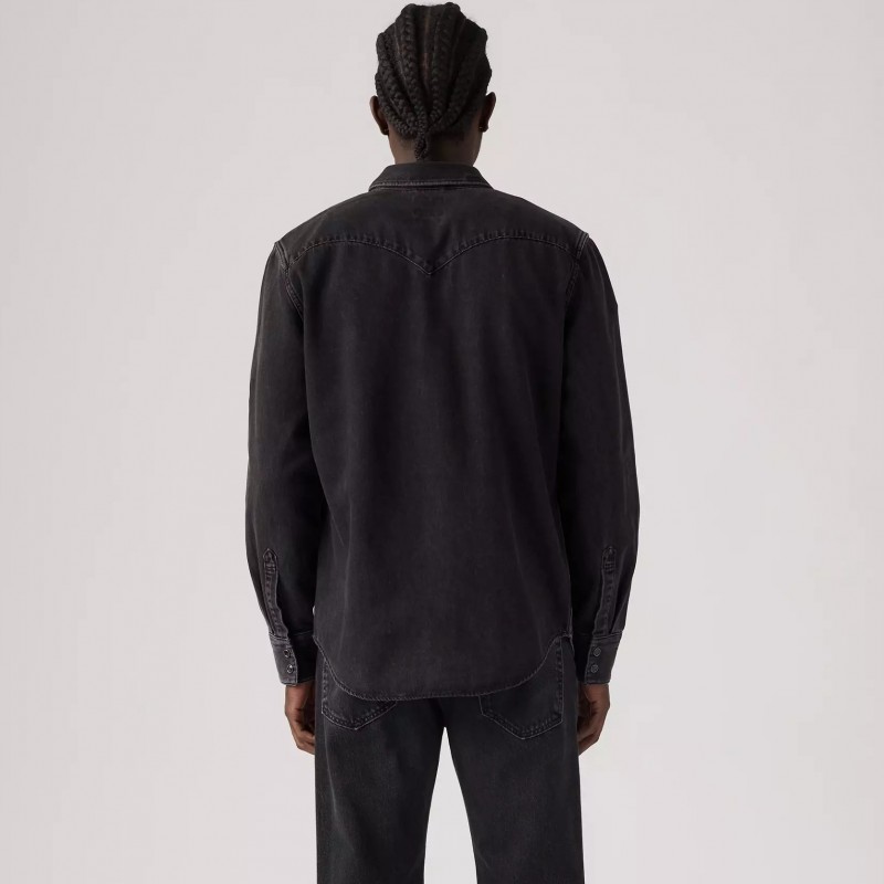 Πουκάμισο τζίν Barstow Standard Fit Western Black Levi's