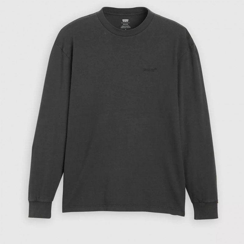 Μπλούζα με μακρύ μανίκι Long Sleeve Authentic Tee Black Levi's