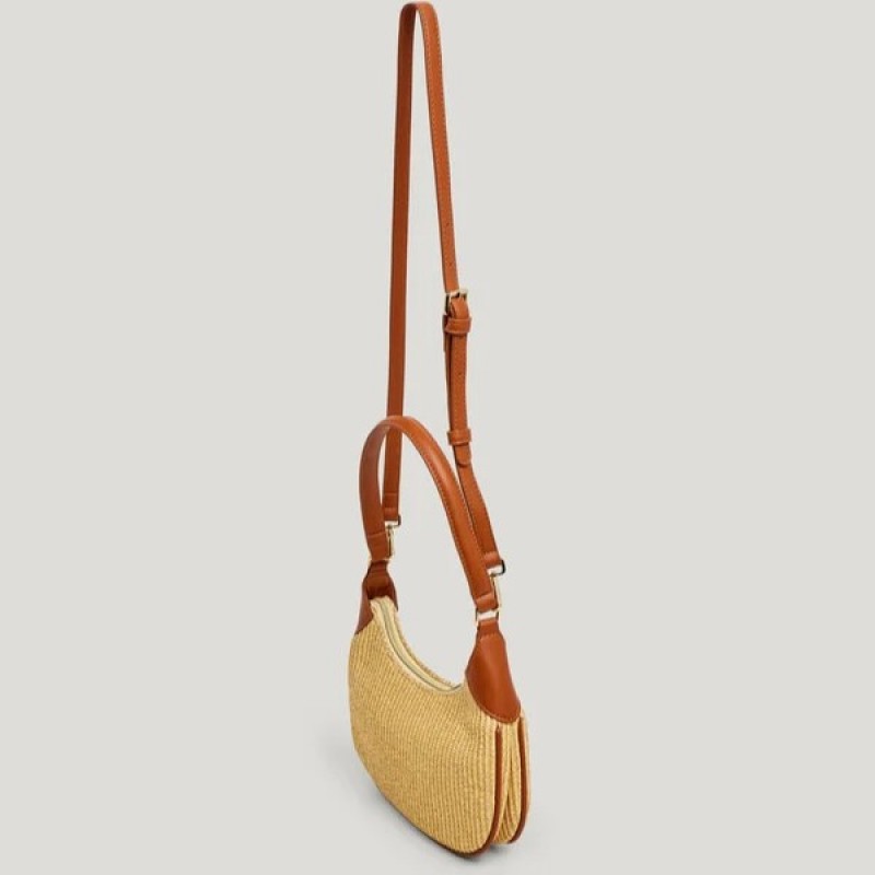 Τσάντα σε σχήμα ημισελήνου Trish Brown Pepe jeans