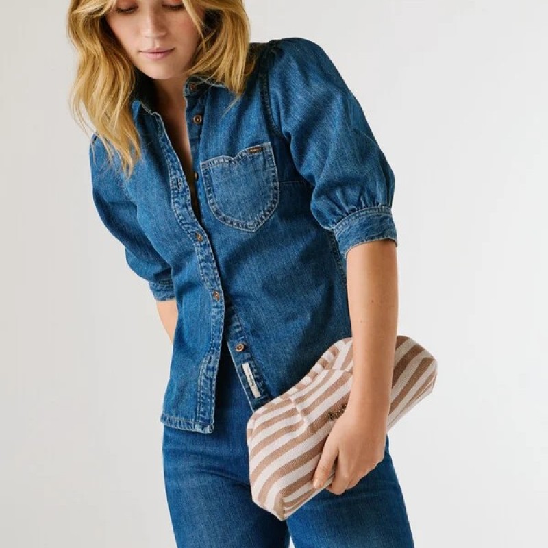 Τσάντα γυναικεία Tula Brown Pepe jeans