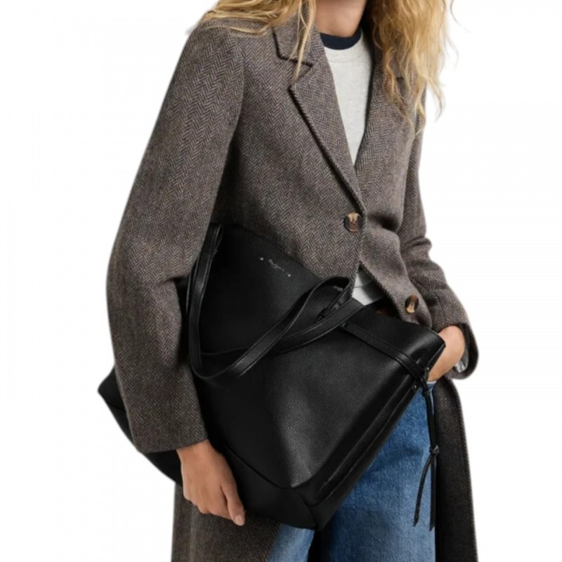 Τσάντα ώμου Sabina key Black Pepe jeans