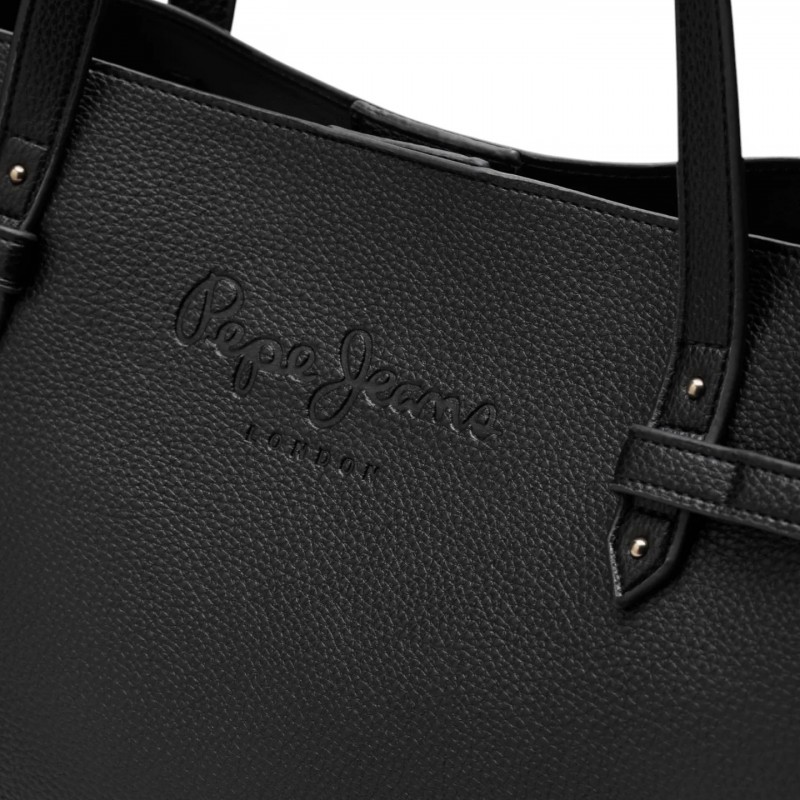 Τσάντα ώμου Sabina key Black Pepe jeans