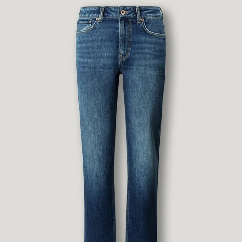 Τζίν mid-rise Mary straight Blue Pepe jeans