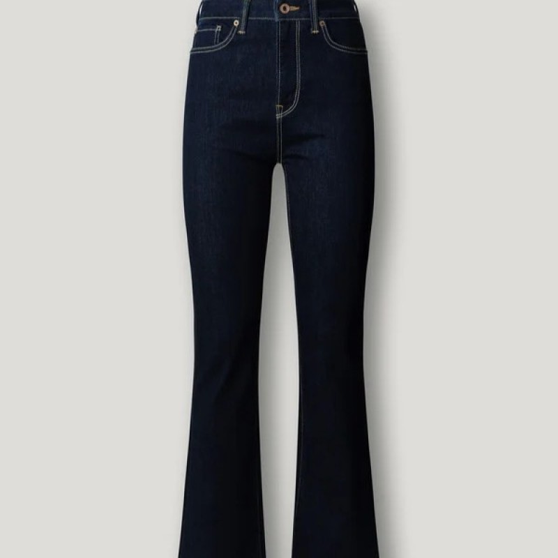Τζίν high-rise flare fit Dion Blue Pepe jeans