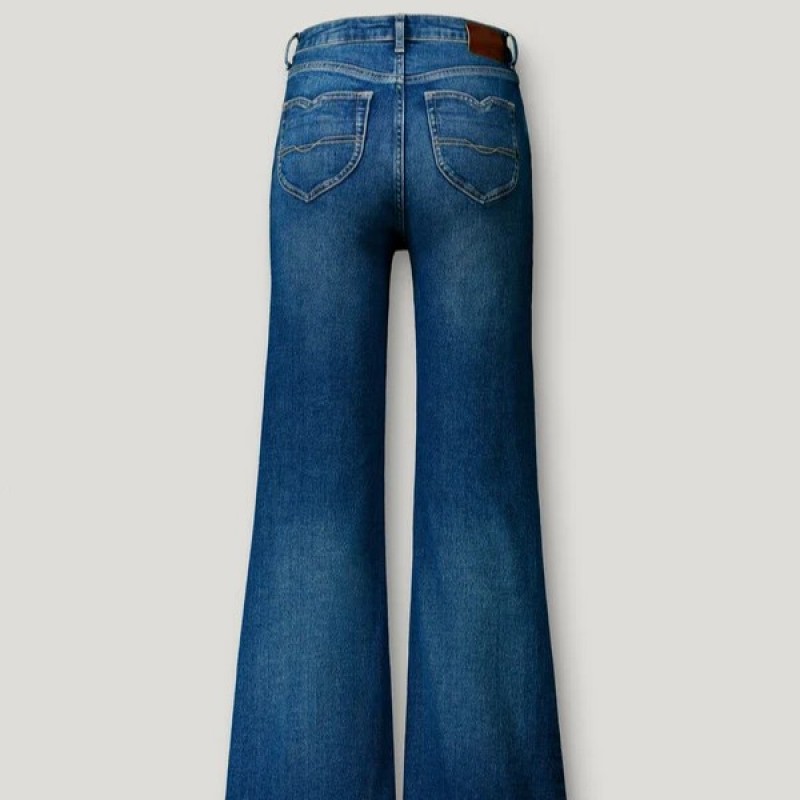 Παντελόνι τζίν high-rise Flare Willa Blue Pepe jeans
