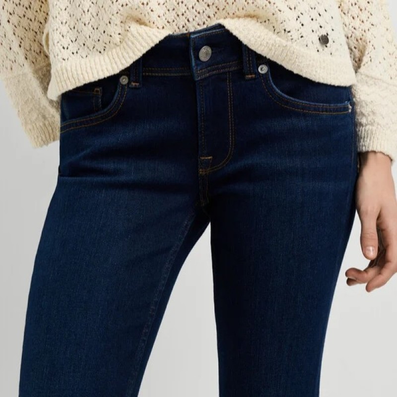 Παντελόνι τζίν low-rise flare fit Pimlico Blue Pepe jeans