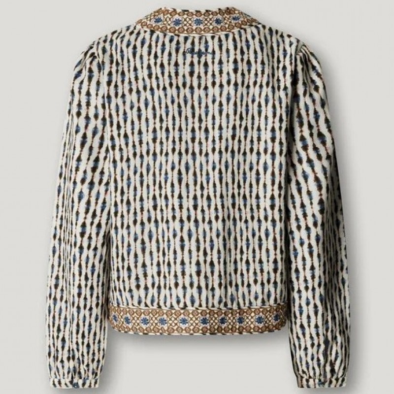 Μπουφάν λεπτό Ikat printed Kim White Pepe jeans