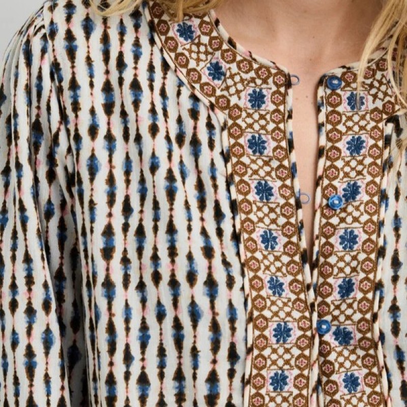 Μπουφάν λεπτό Ikat printed Kim White Pepe jeans