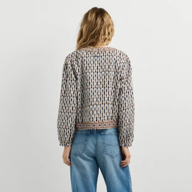 Μπουφάν λεπτό Ikat printed Kim White Pepe jeans