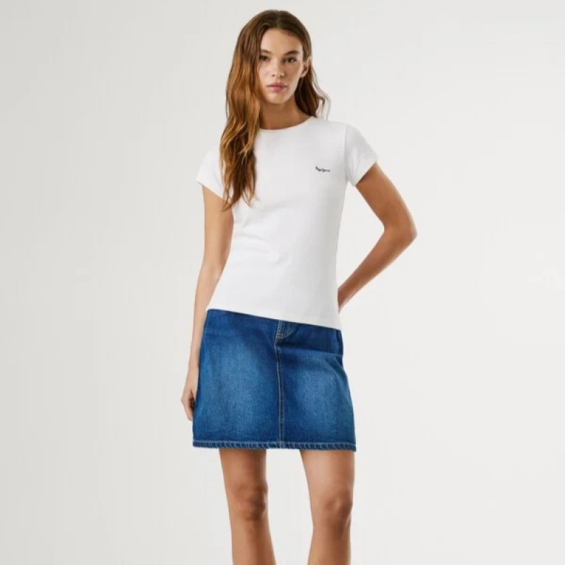 Μπλούζα με κοντό μανίκι Merida White Pepe jeans