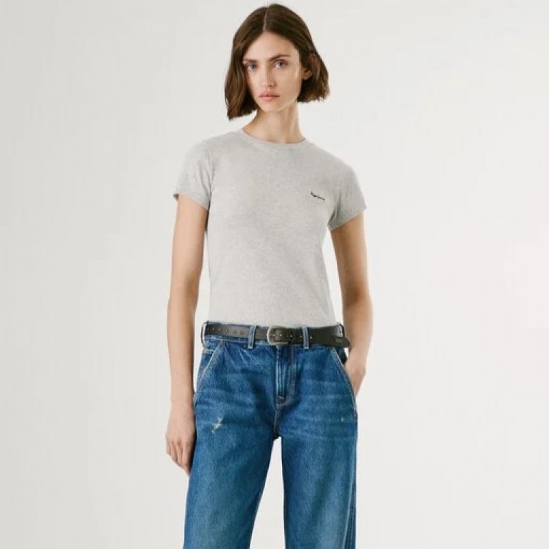 Μπλούζα με κοντό μανίκι Merida Grey Pepe jeans