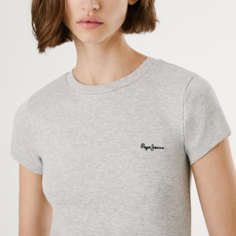 Μπλούζα με κοντό μανίκι Merida Grey Pepe jeans