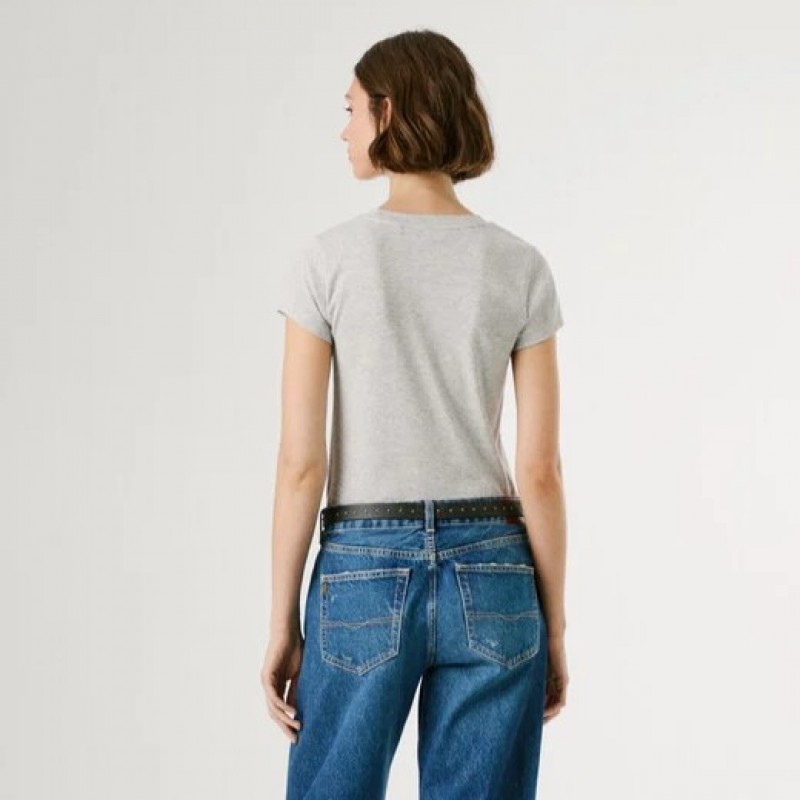 Μπλούζα με κοντό μανίκι Merida Grey Pepe jeans