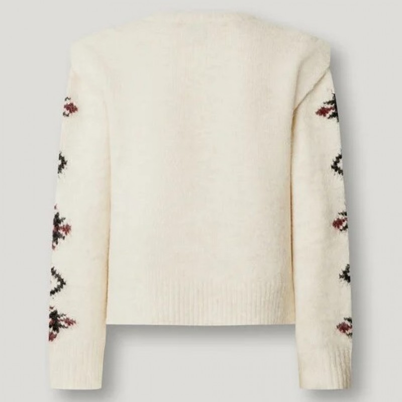 Πουλόβερ πλεκτό crew neck jumper Audrey Beige Pepe jeans