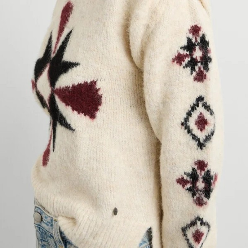 Πουλόβερ πλεκτό crew neck jumper Audrey Beige Pepe jeans