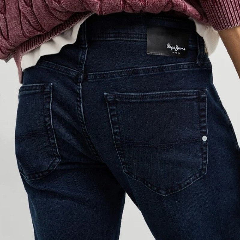 Παντελόνι τζίν Gymdigo slim fit mid-ride Blue Pepe jeans