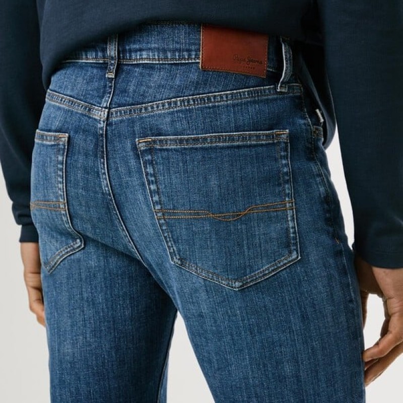 Παντελόνι τζίν slim Hatch Blue Pepe jeans