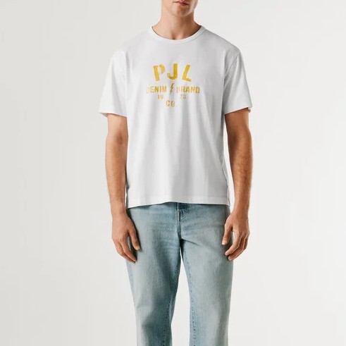 Μπλούζα με κοντό μανίκι Gunner tee White Pepe jeans