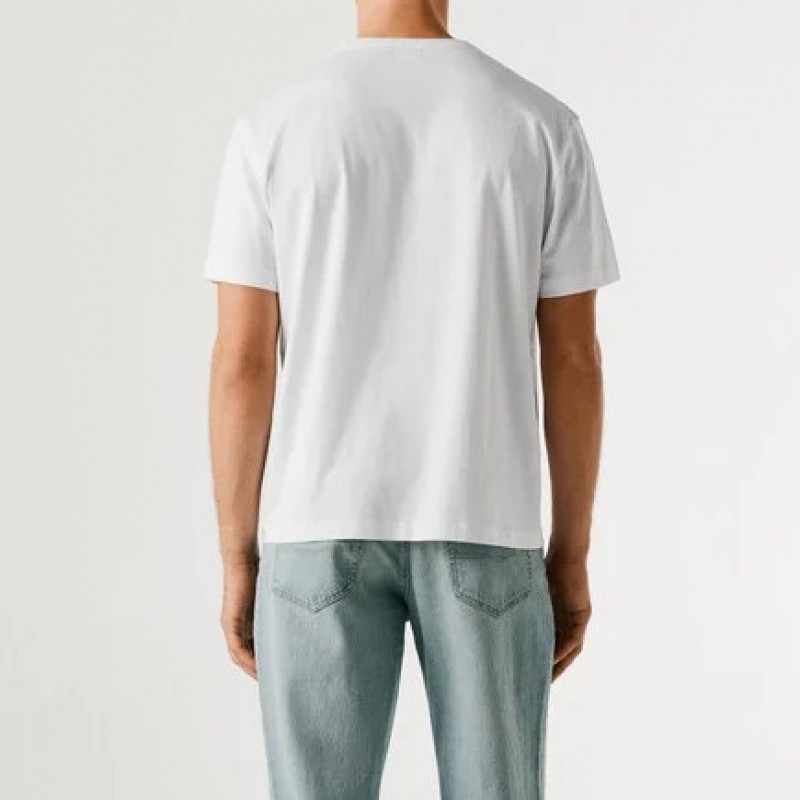 Μπλούζα με κοντό μανίκι Gunner tee White Pepe jeans