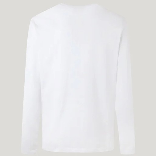 Μπλούζα με μακρύ μανίκι Original Basic White Pepe Jeans