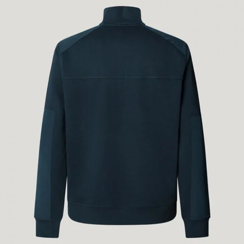 Φούτερ με φερμουάρ Mercuit Blue Pepe jeans