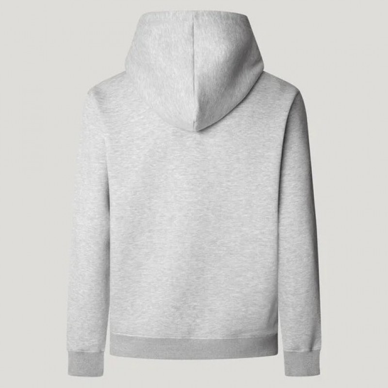 Ζακέτα φούτερ με κουκούλα Macbeth Grey Pepe jeans