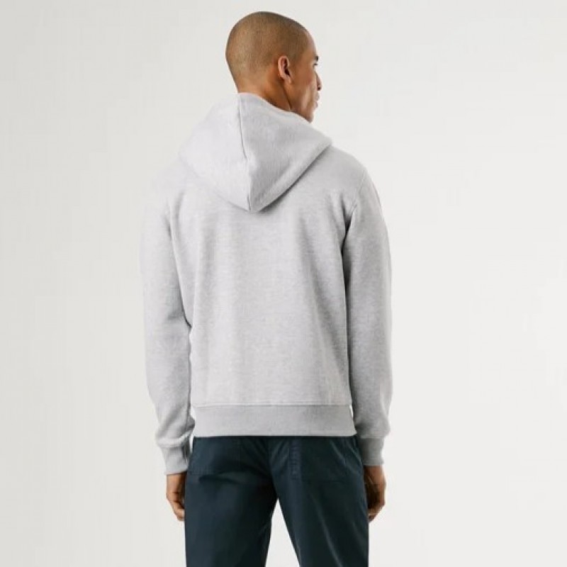 Ζακέτα φούτερ με κουκούλα Macbeth Grey Pepe jeans