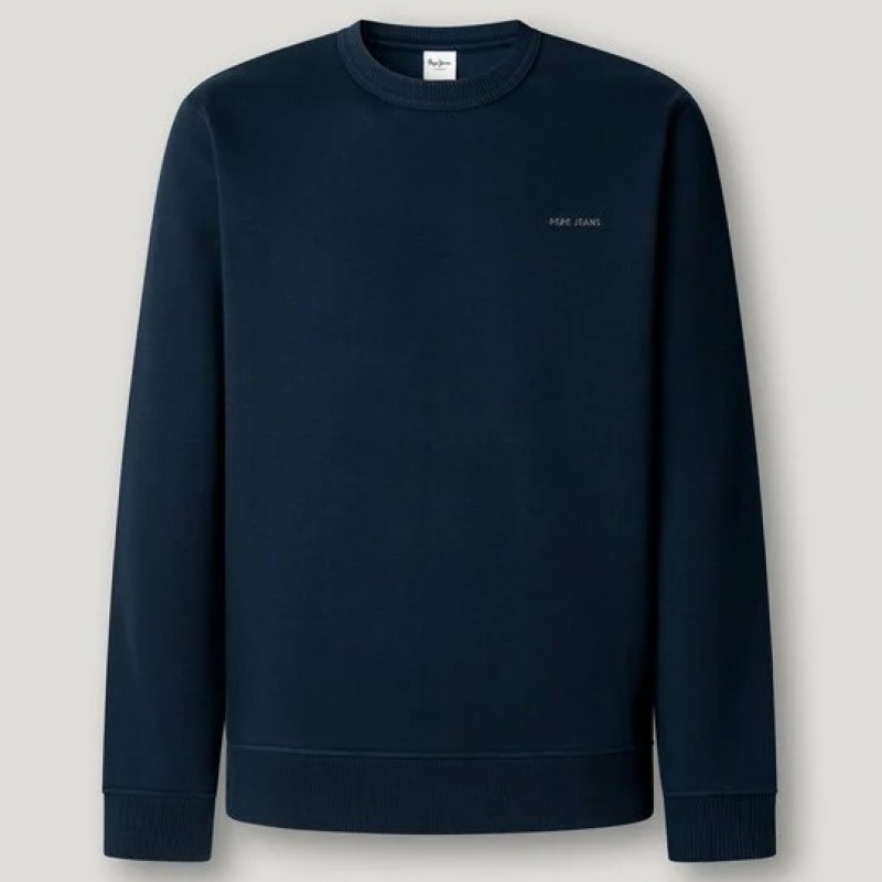 Φούτερ Jefferson crew neck Blue Pepe jeans