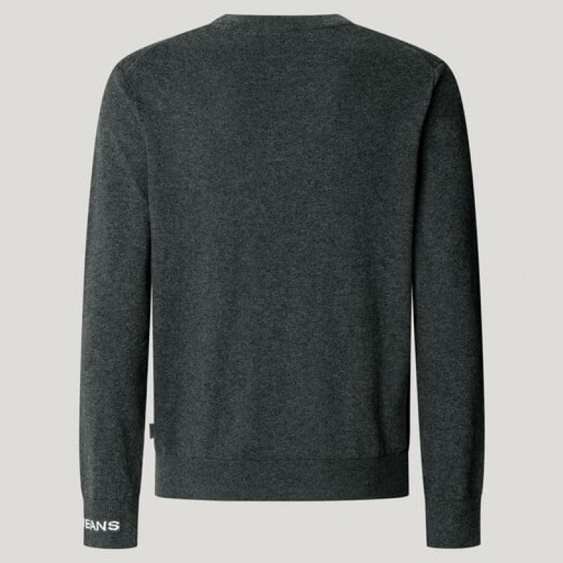 Πουλόβερ ανδρικό Andre crew neck Grey Pepe jeans	