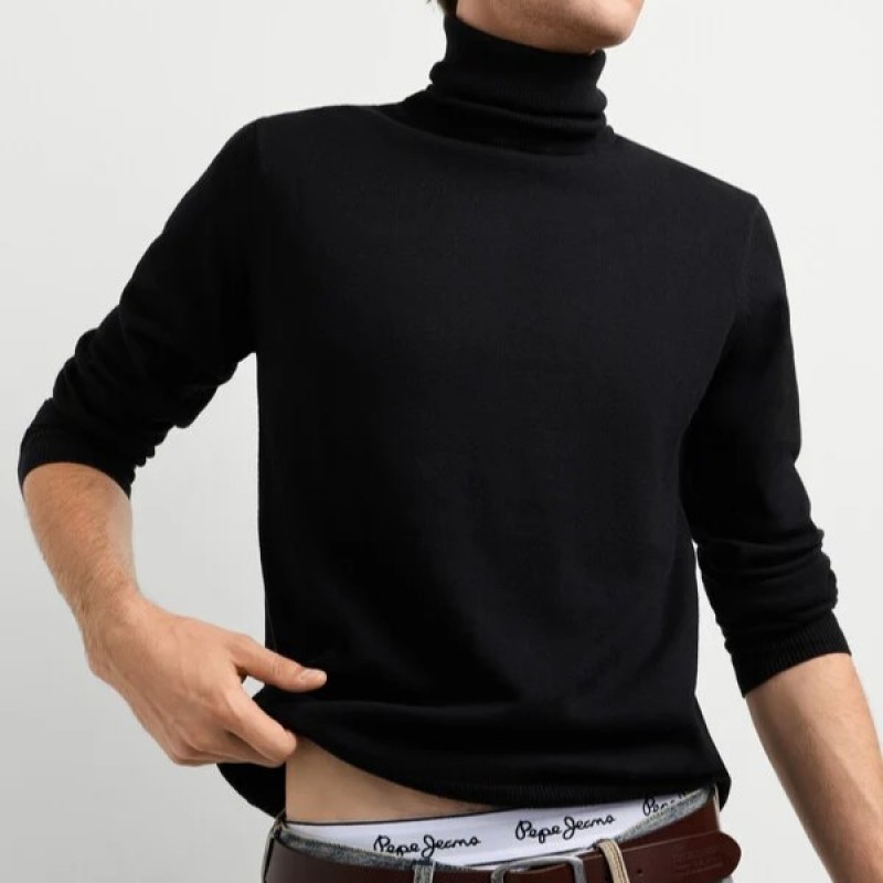 Ζιβάγκο πλεκτό Andre Black Pepe jeans