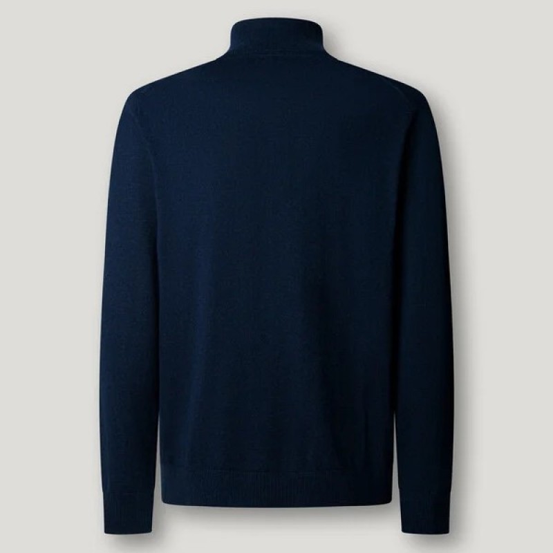 Πουλόβερ με φερμουάρ Andre Blue Pepe jeans