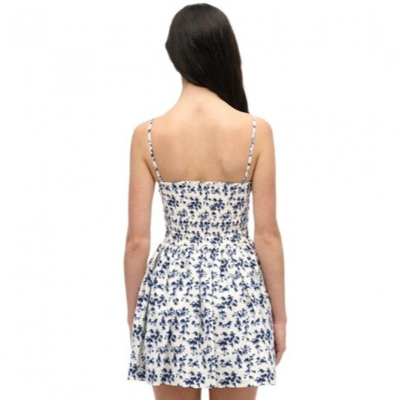 Φόρεμα μίνι all over print White Superdry