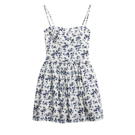 Φόρεμα μίνι all over print White Superdry