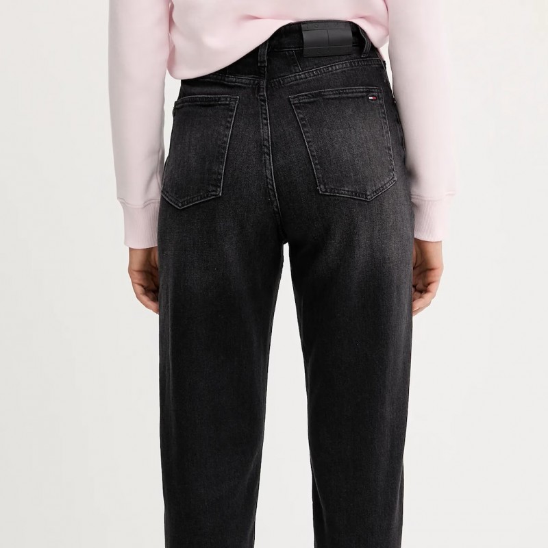 Παντελόνι τζίν Mom tpr BI5181 Black Tommy jeans	