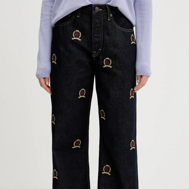 Παντελόνι τζίν RLXD Mia straight EI6059 Blue Tommy jeans