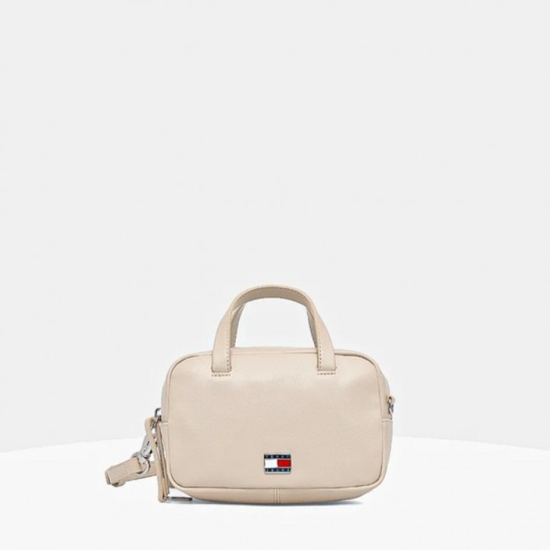 Τσάντα ώμου city trunk crossover Beige Tommy jeans