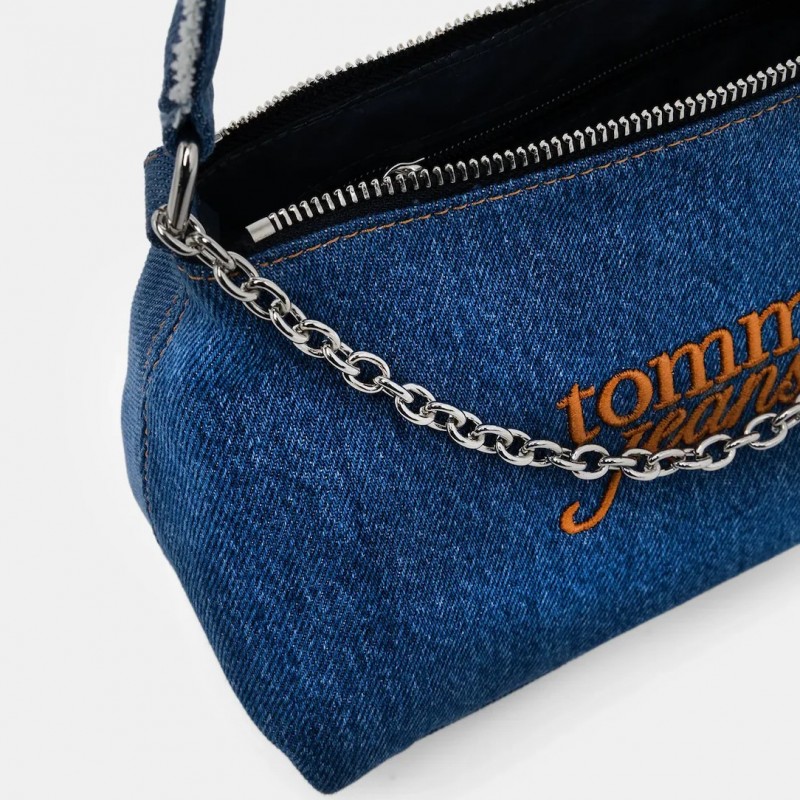 Shoulder bag denim cool Blue Tommy jeans