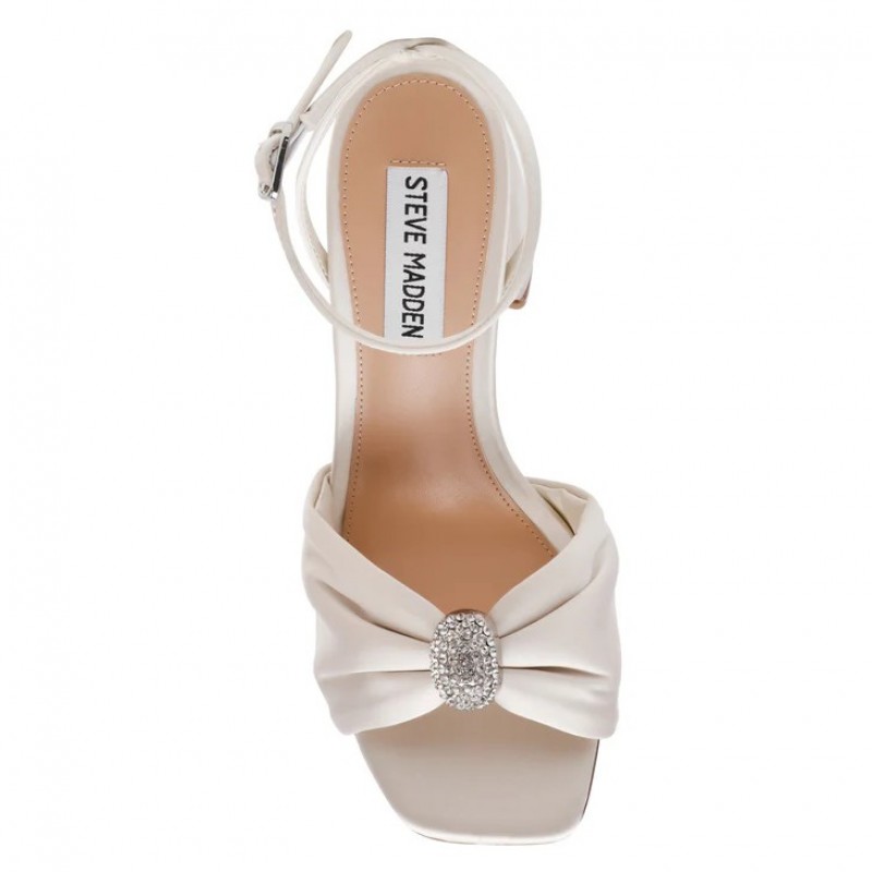 Πέδιλα Meladi Ecru Steve Madden