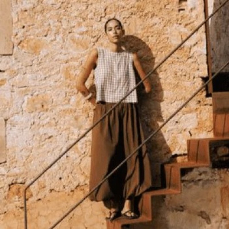 Μπλούζα αμάνικη Byfalakka oneck Brown B.young
