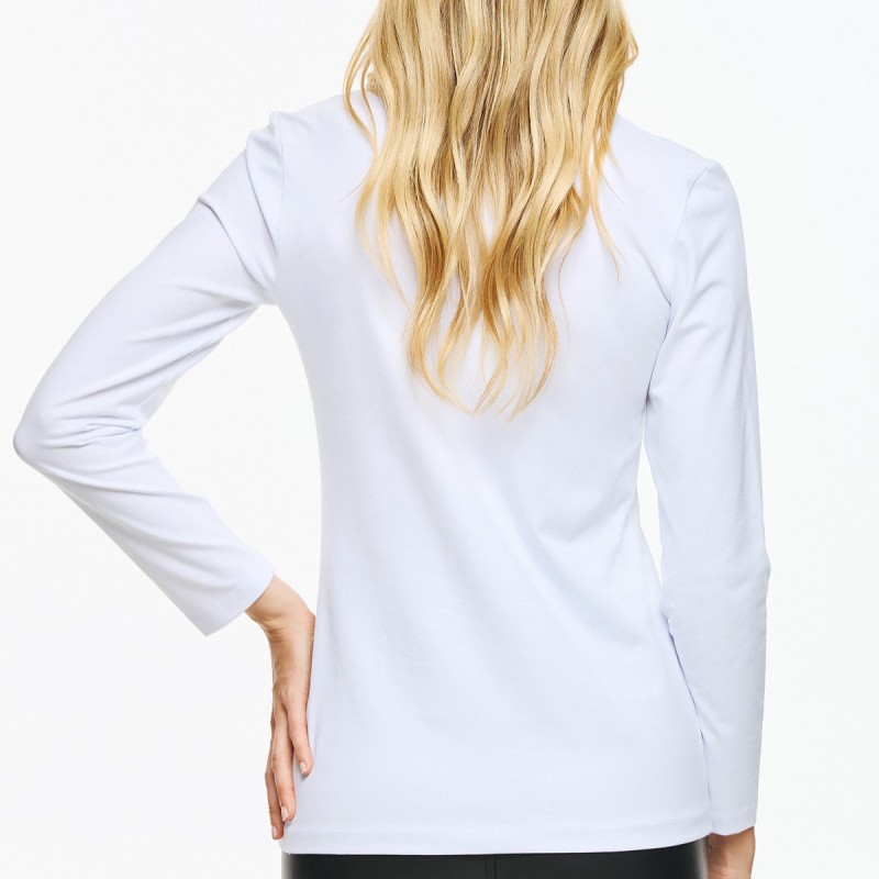 Μπλούζα με μακρύ μανίκι unite μέλισσα White De javu