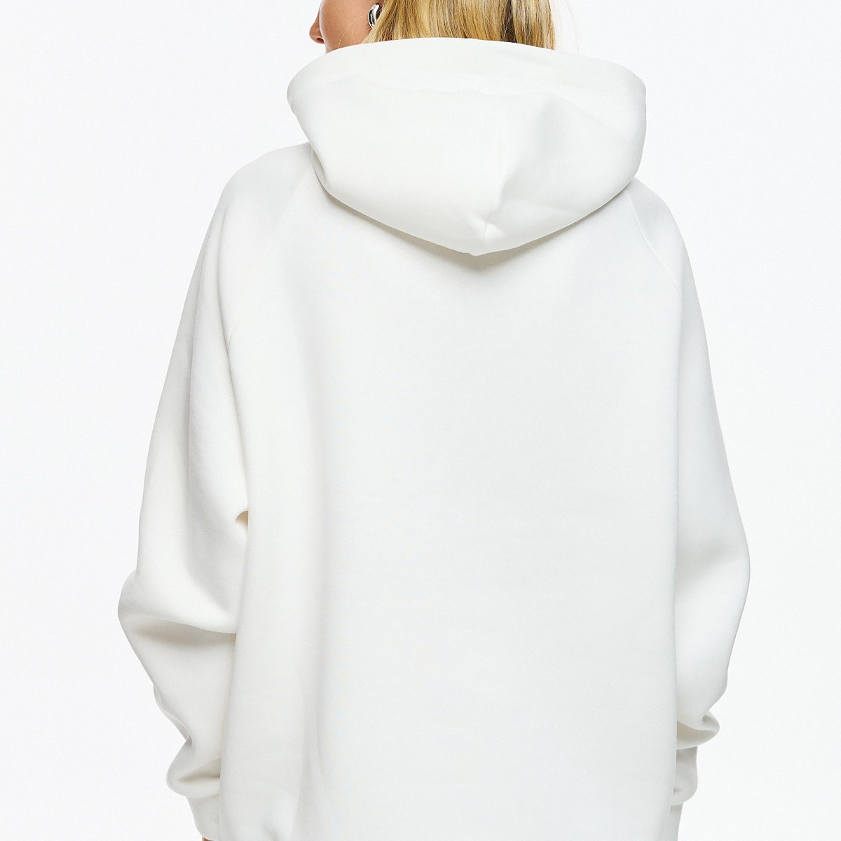 Μπλούζα Φούτερ με Τύπωμα Σκύλο με Κορώνα White De javu