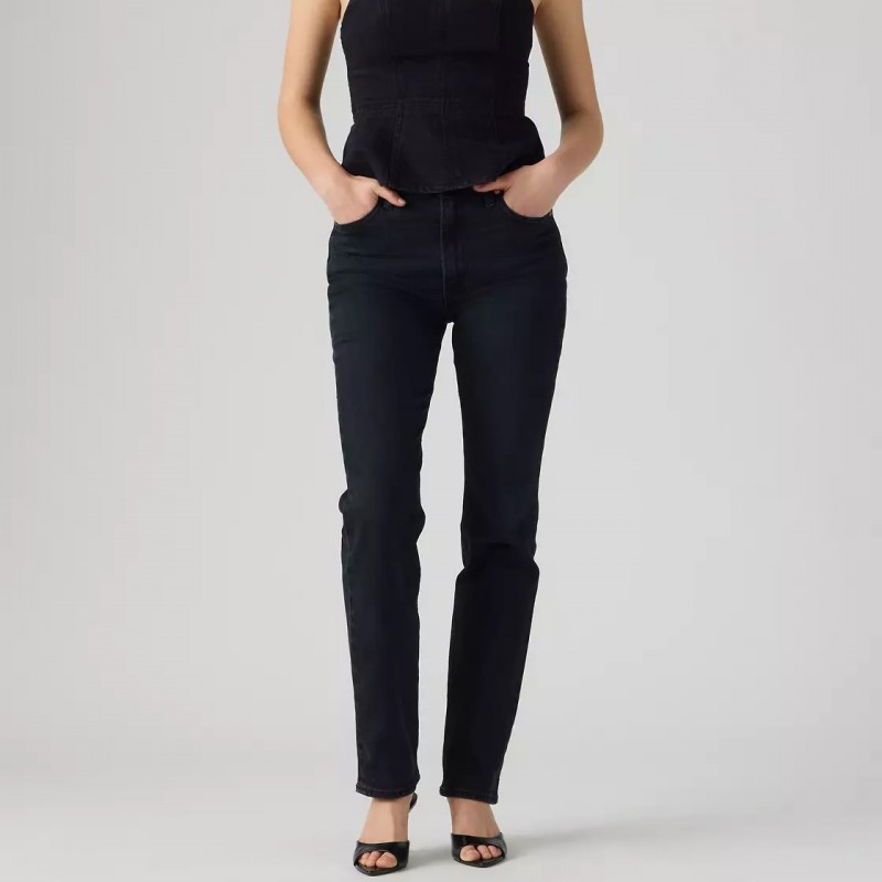 Τζίν Ribcage Slim Jeans Black Levi's