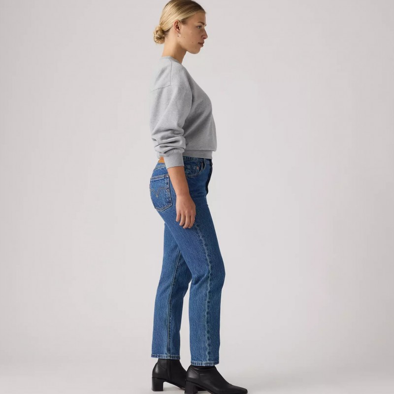 Τζίν παντελόνι 501® Original Fit Cropped med indigo Blue Levi's